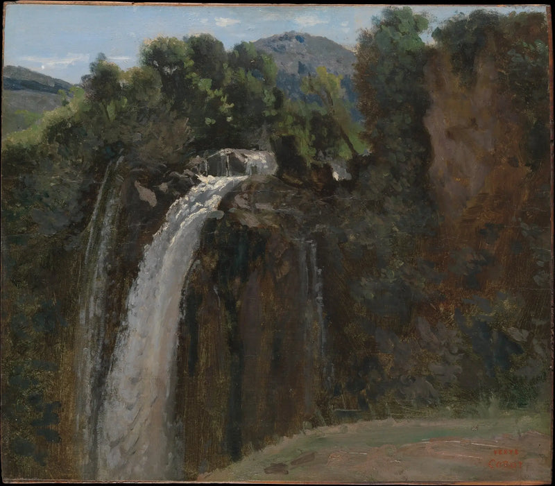 Waterval in Terni - Jean-Baptiste Camille Corot