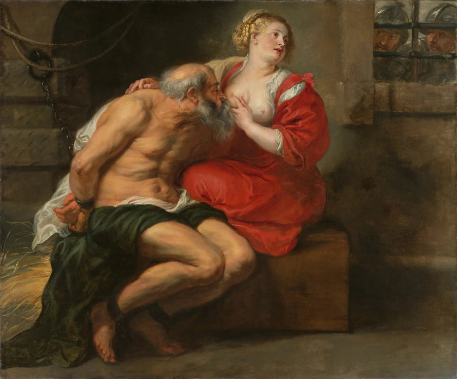 Cimon en Pero (De Romeinse Charité) - Peter Paul Rubens