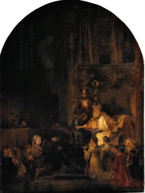 Besnijdenis, kopie van een deel van de serie Passie voor Frederik Hendrik - Rembrandt