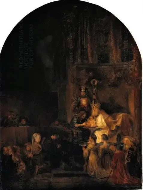 Besnijdenis, kopie van een deel van de serie Passie voor Frederik Hendrik - Rembrandt
