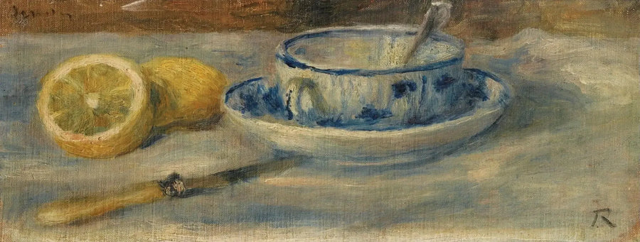 Citroen en Blauwe Beker - Fragment - Pierre-Auguste Renoir