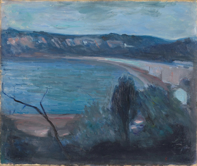 Maanlicht nabij de Middellandse Zee - Edvard Munch