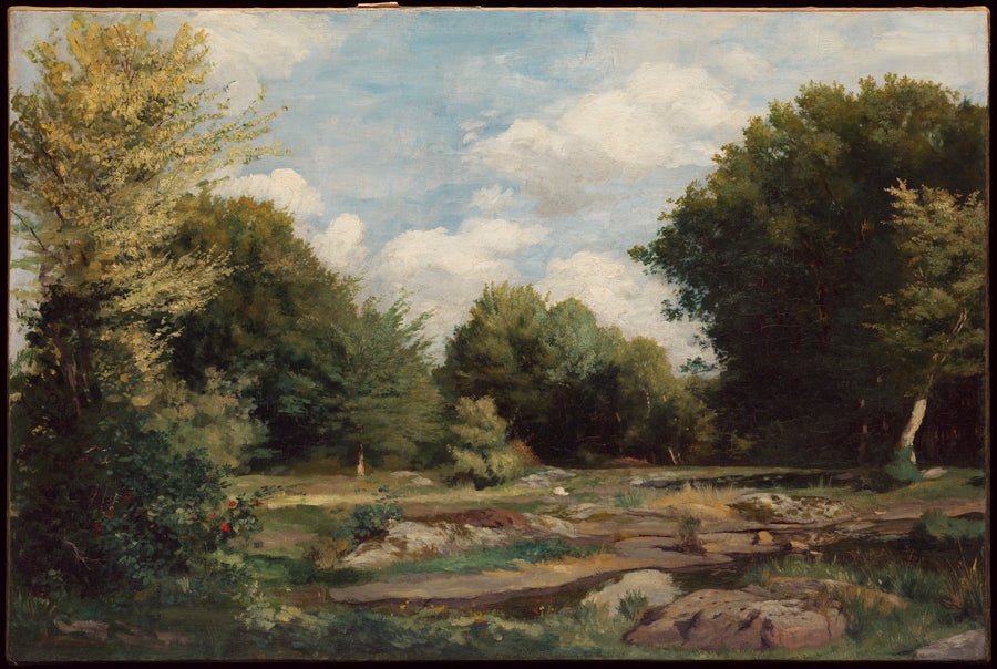 Open plek in het bos - Pierre-Auguste Renoir