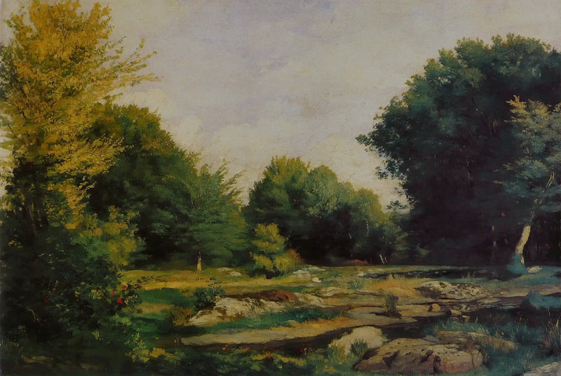 Open plek in het bos - Pierre-Auguste Renoir