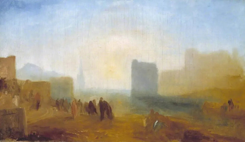 Klassiek Havenlandschap; mogelijk gebaseerd op Le Havre - J. M. W. Turner