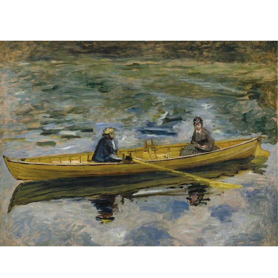 Claude Monet en mevrouw Henriot - Pierre-Auguste Renoir