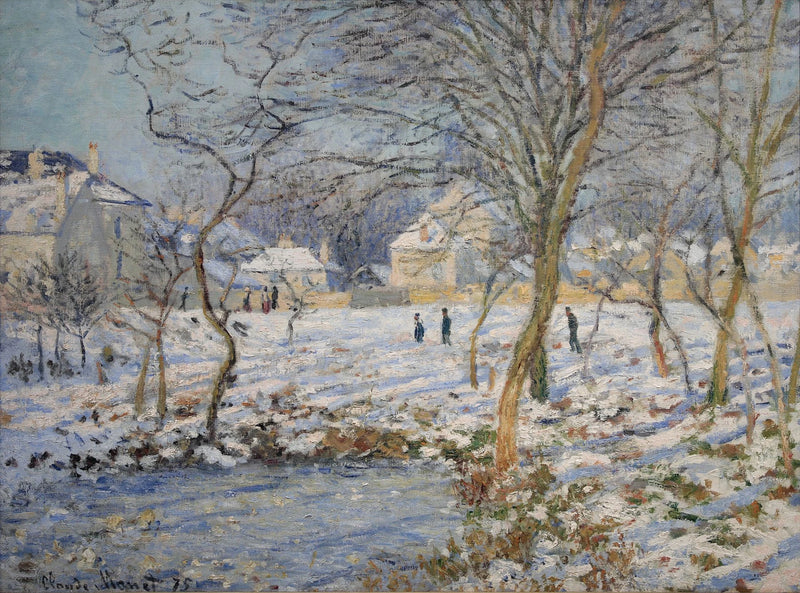 La Mare, sneeuweffect W350 - Claude Monet