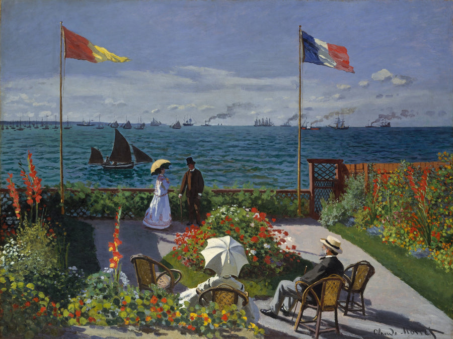 Terras in Sainte-Adresse W95 - Claude Monet