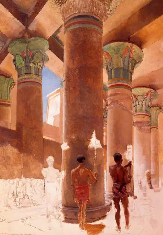 Cleopatra bij Philae - Lawrence Alma-Tadema