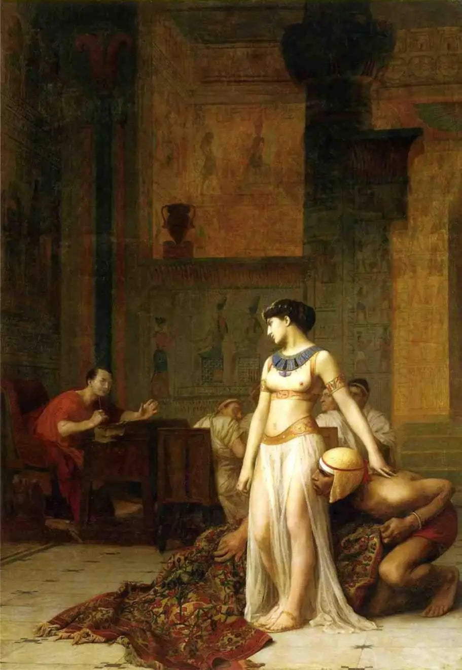 Cléopâtre et César - Jean-Léon Gérôme image 1 reproduction d’œuvre d’art à l’huile