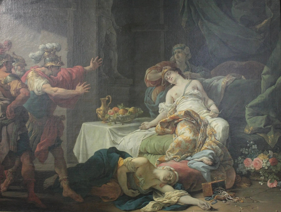 Uitgestorven Cleopatra - Louis Jean François Lagrenée

Source:
Cléopâtre expirante - Louis Jean François Lagrenée