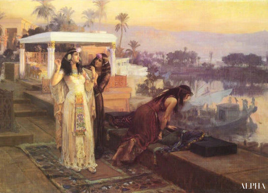 Cléopâtre sur les terrasses de Philae - Frederick Arthur Bridgman - Reproductions de tableaux et peintures haut de gamme