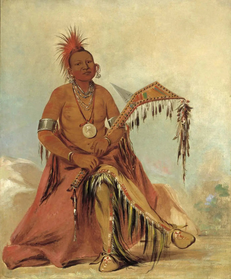 Cler-mónt, de eerste leider van de stam - George Catlin

Source:
Cler-mónt, premier chef de la tribu - George Catlin