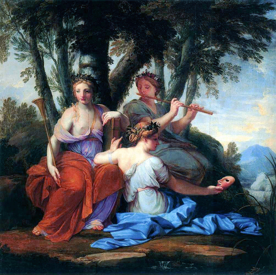 Clio, Euterpe en Thaleia - Eustache Le Sueur