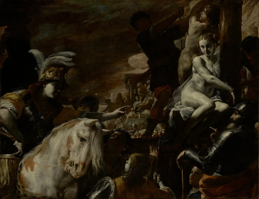 Clorinda redt Sofronia en Olindo - Mattia Preti
