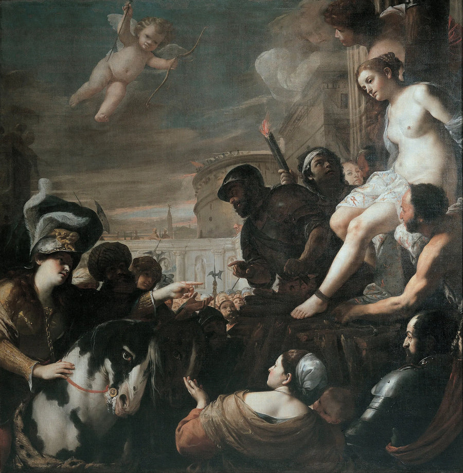 Clorinda redt Olindo en Sophronia - Mattia Preti