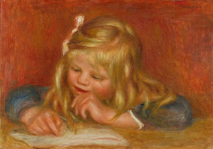 Coco lezend - Pierre-Auguste Renoir