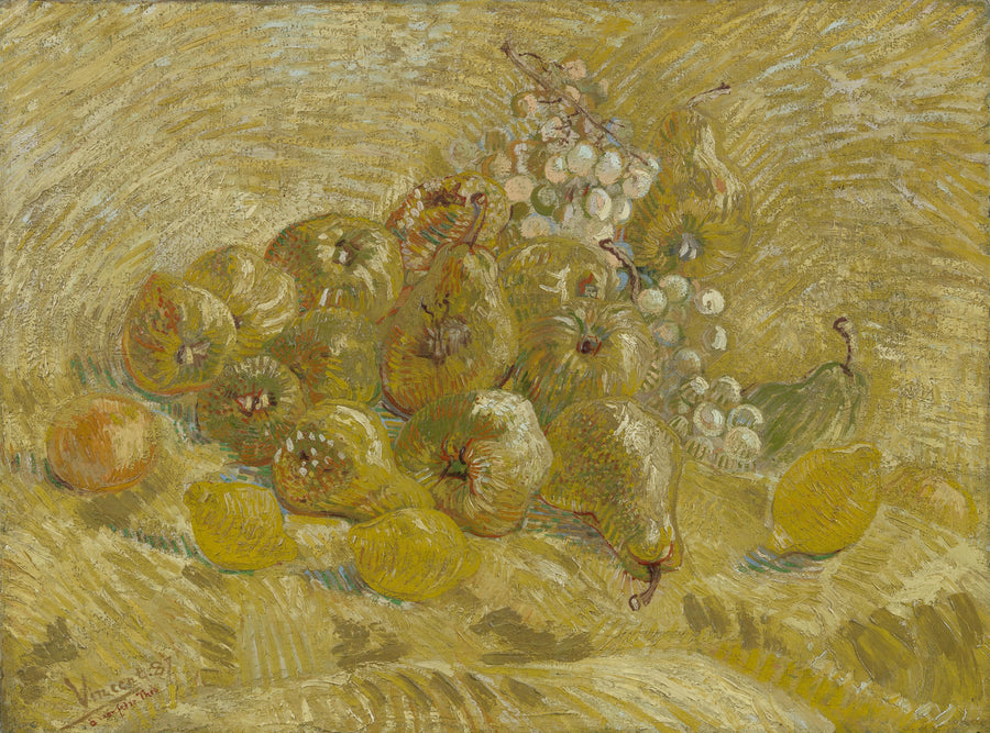 Coings, citroenen, peren en druiven - Vincent van Gogh