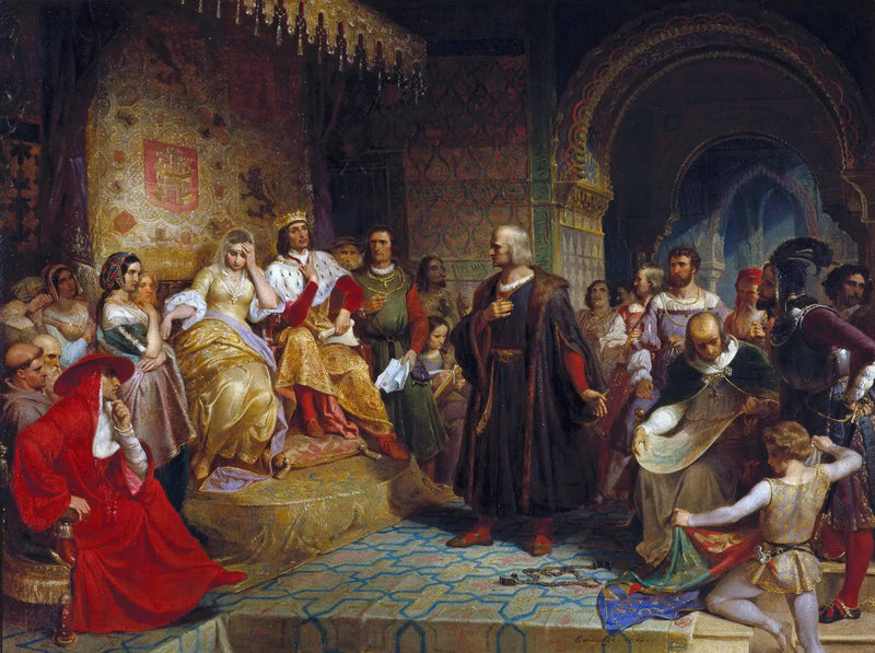 Colomb voor de koningin - Emanuel Leutze

Source:
Colomb devant la reine - Emanuel Leutze