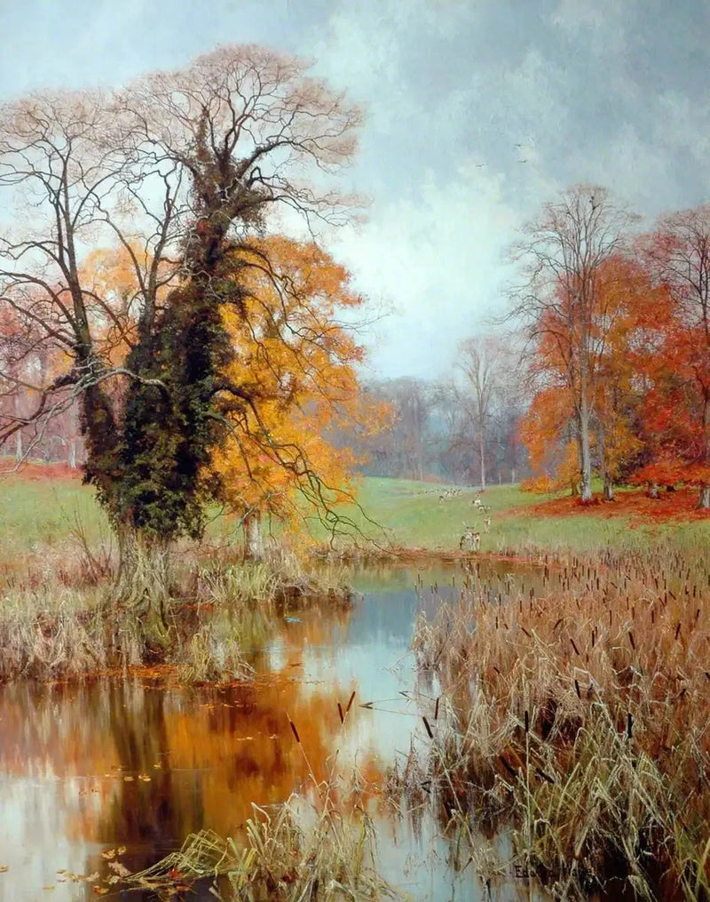 Herfstkleuring (« Wanneer gele bladeren, of geen, of weinig, aan deze takken hangen ») - Edward Wilkins Waite

Source:
Coloration d'automne (« Quand des feuilles jaunes, ou aucune, ou peu, pendent sur ces branches ») - Edward Wilkins Waite