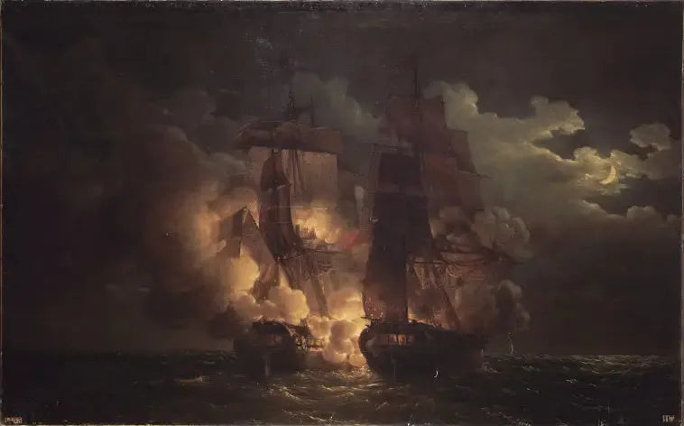 Zeestrijd in zicht van de Loz-eilanden, 7 februari 1813 - Louis-Philippe Crépin

Source:
Combat naval en vue des Îles de Loz, 7 février 1813 - Louis-Philippe Crépin