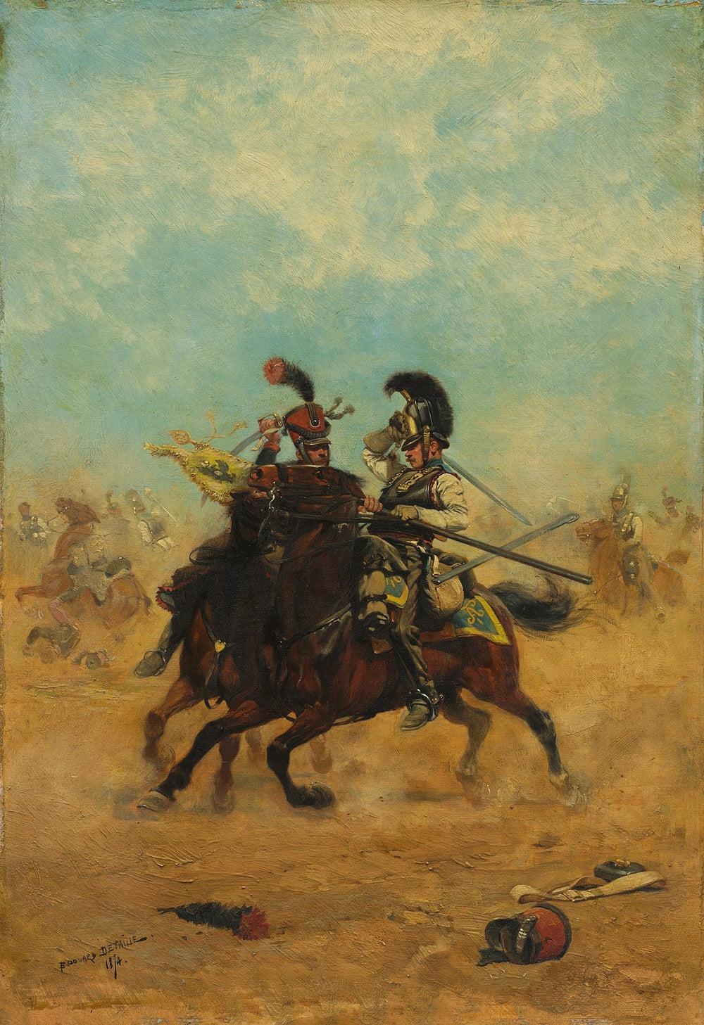 Combat pour les couleurs - Édouard Detaille - Alpha Reproduction