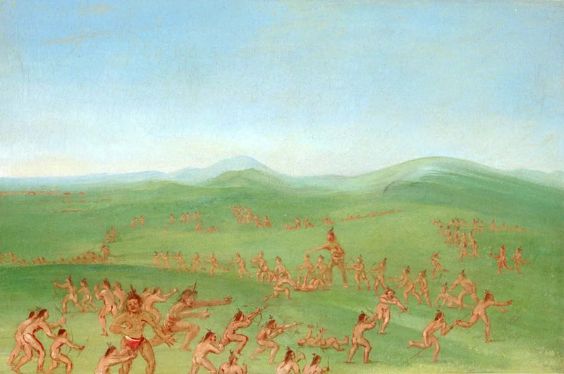 Gesimuleerde gevecht, Mandan Boys - George Catlin

Source:
Combat simulé, Mandan Boys - George Catlin