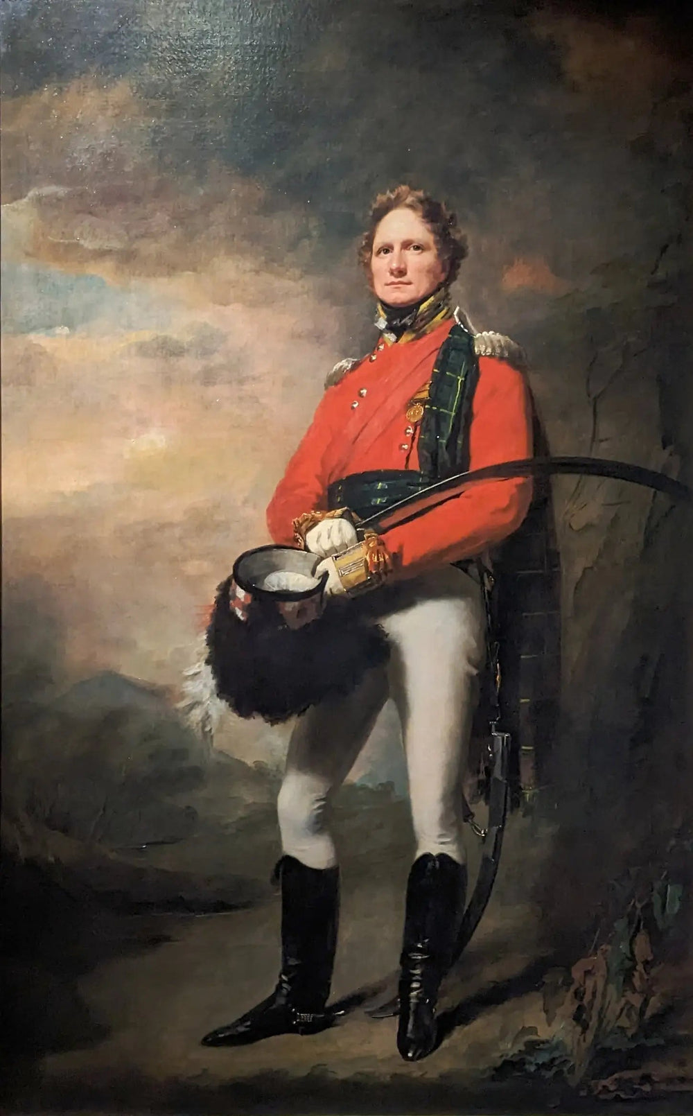 Commandant James Lee Harvey - Henry Raeburn image 1 copie de tableau peinte à la main