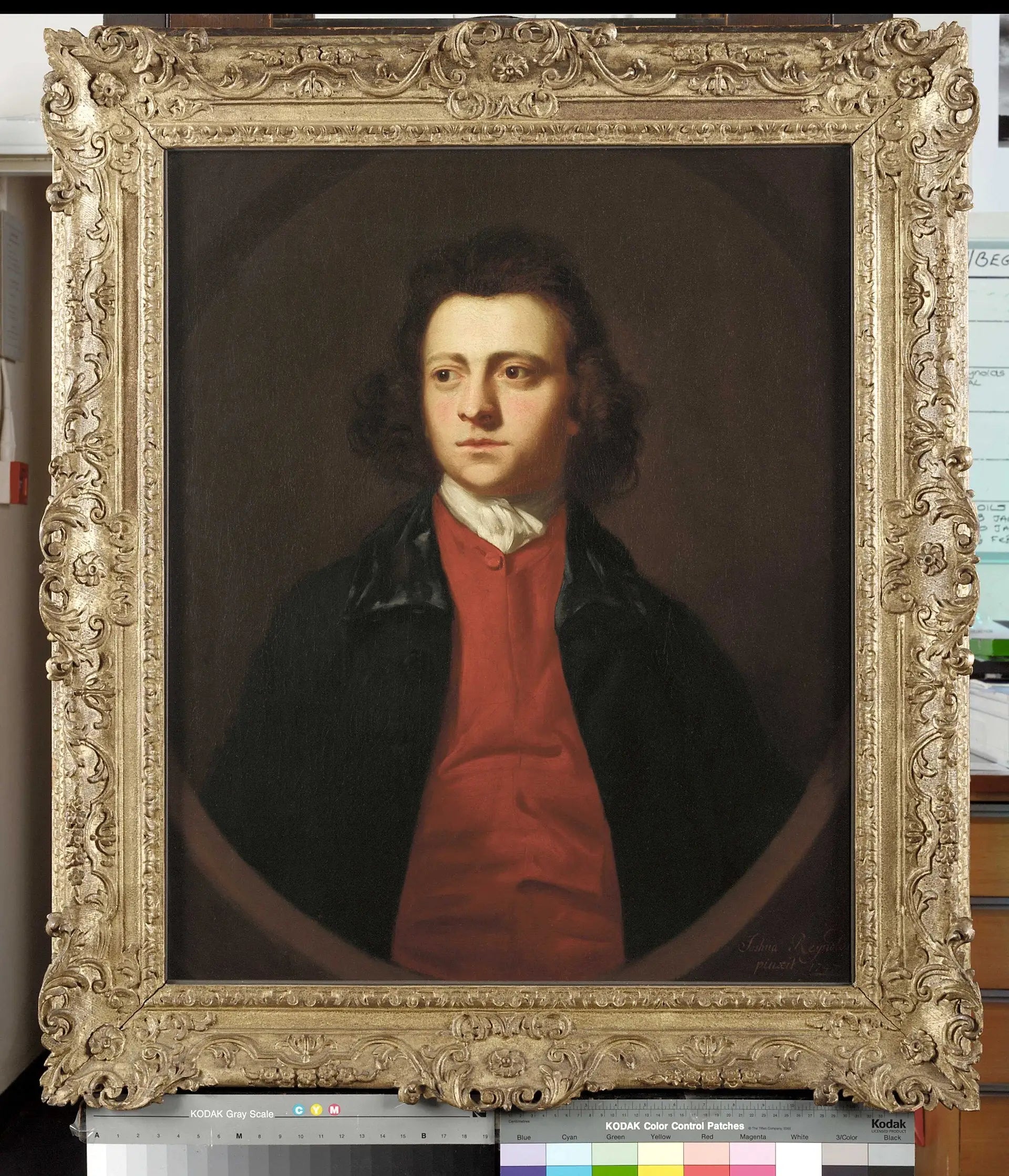 Commandant John Roberts, 1720-1815 - Joshua Reynolds image 1 copie de tableau peinte à la main