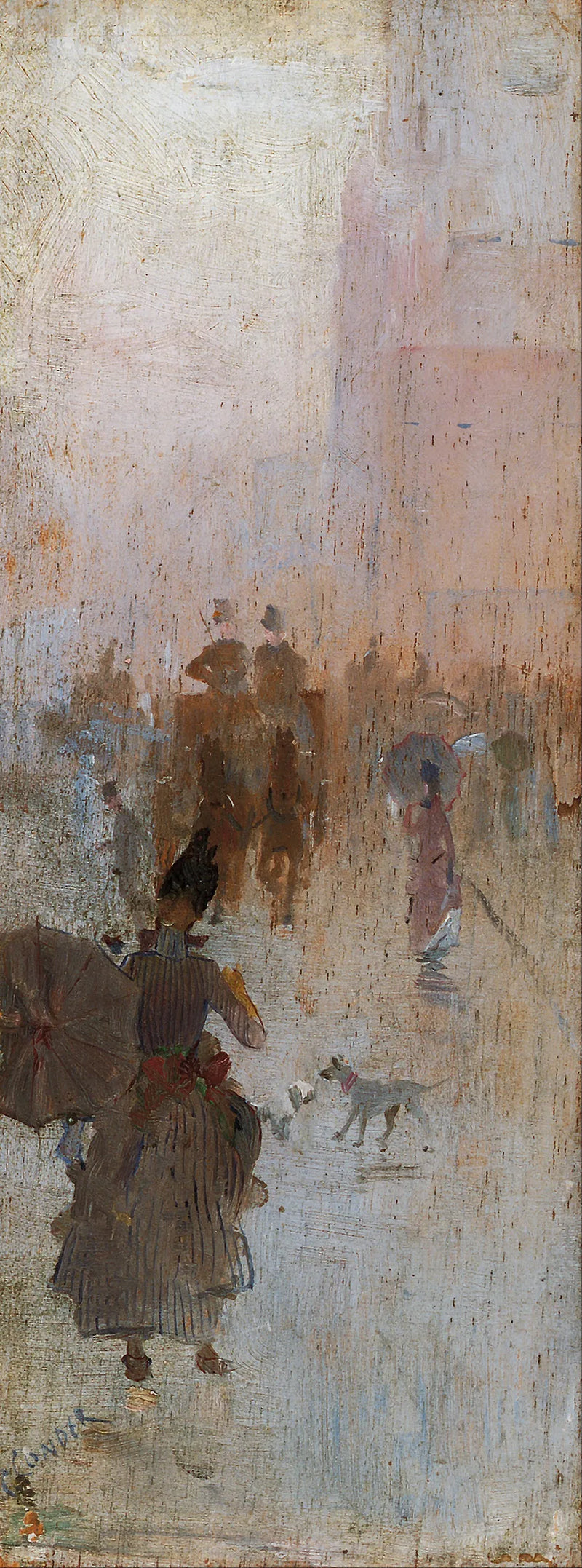 Hoe zijn we de arme Flossie kwijtgeraakt? - Charles Conder