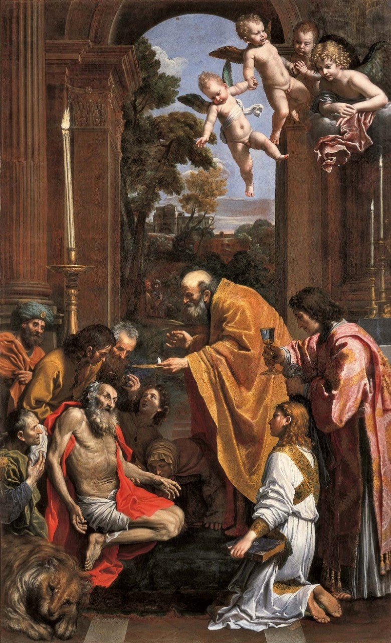 Communie van Sint-Jerome - Domenichino