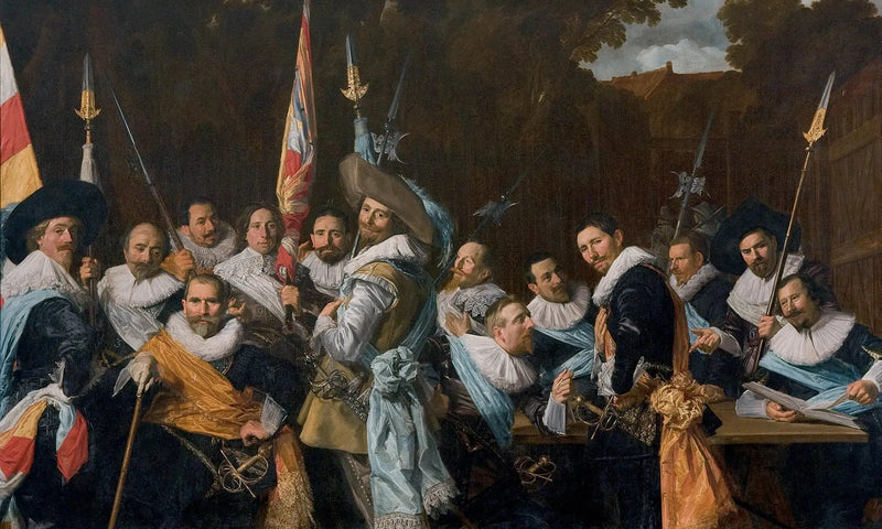 Bourgeois Militiecompagnie van de musketiers van Saint-Adrien, Haarlem 1633 - Frans Hals

Source:
compagnie de la milice bourgeoise des mousquetaires de Saint-Adrien, Haarlem 1633 - Frans Hals