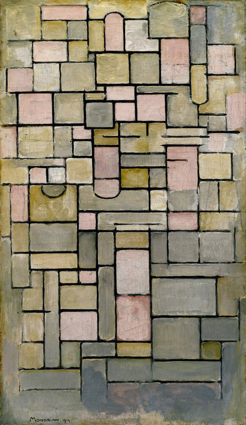 Compositie 8 - Piet Mondrian