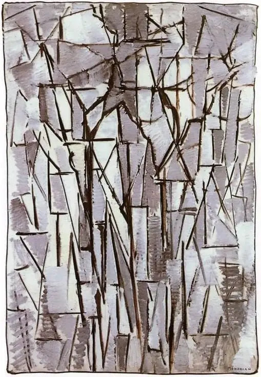 Compositie Bomen II - Piet Mondrian