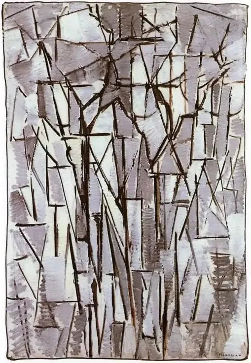 Compositie Bomen II - Piet Mondrian