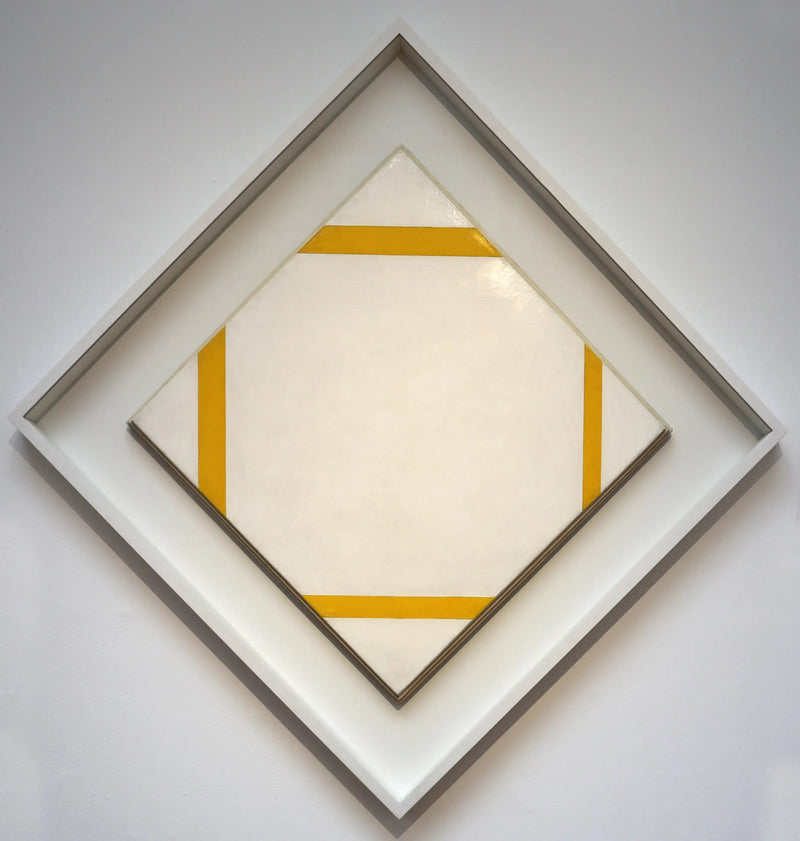 Compositie met gele lijnen - Piet Mondrian