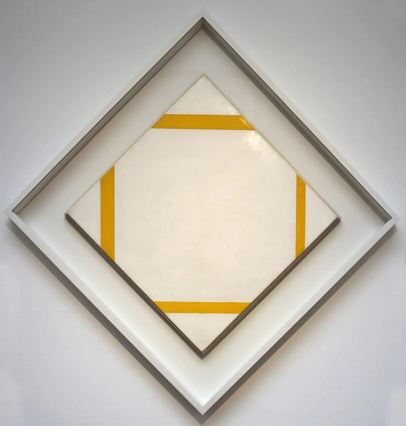 Compositie met gele lijnen - Piet Mondrian