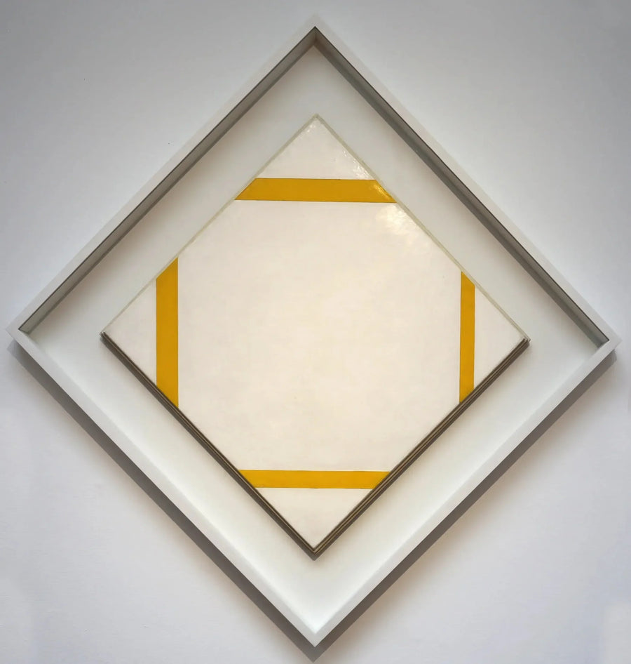 Compositie met gele lijnen - Piet Mondrian