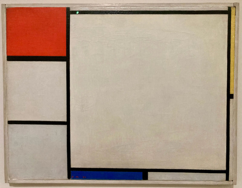 Compositie met rood, geel en blauw - Piet Mondrian