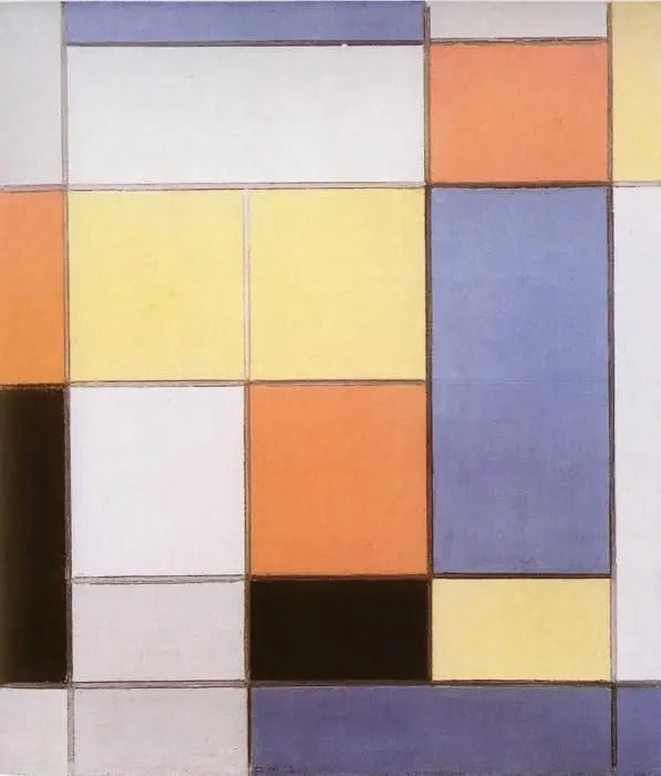 Compositie B - Piet Mondrian