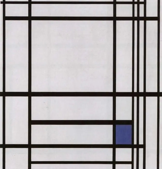 Compositie van lijnen en kleuren: III - Piet Mondrian