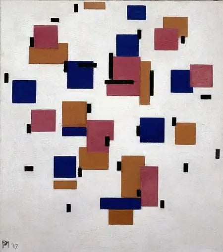 Kleurcompositie B - Piet Mondrian