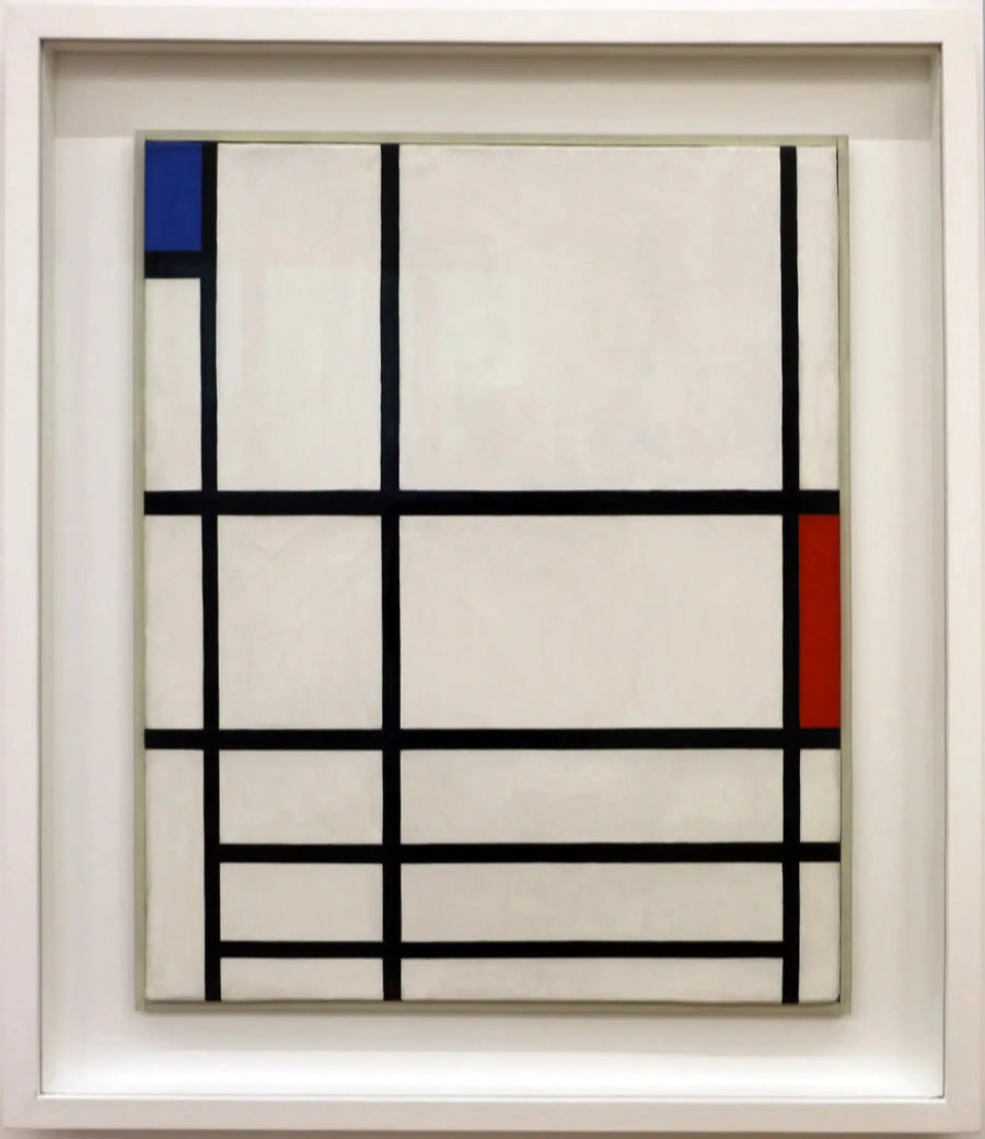 Compositie in rood, blauw en wit II - Piet Mondrian