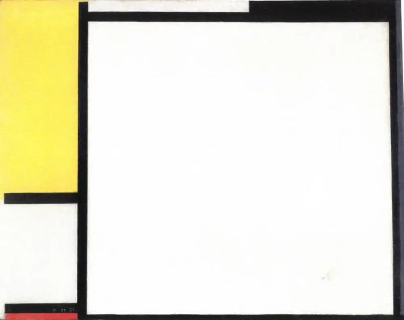 Compositie in rood, geel en blauw - Piet Mondrian