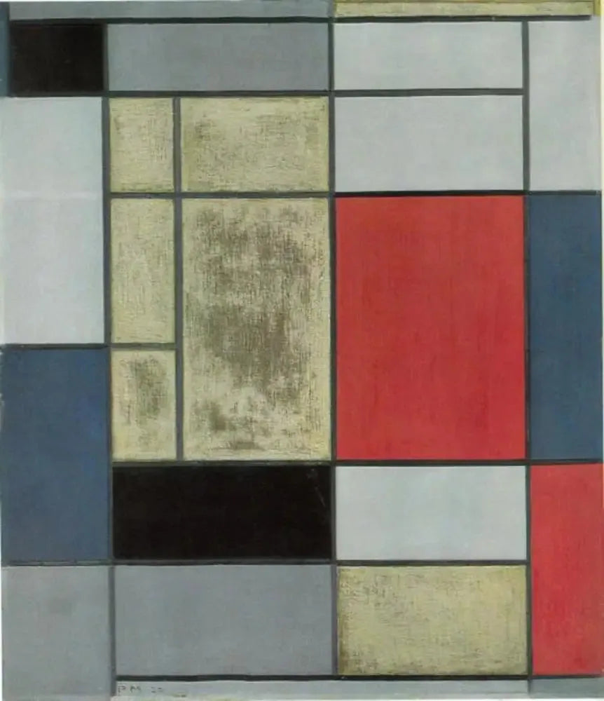 Compositie I - Piet Mondrian