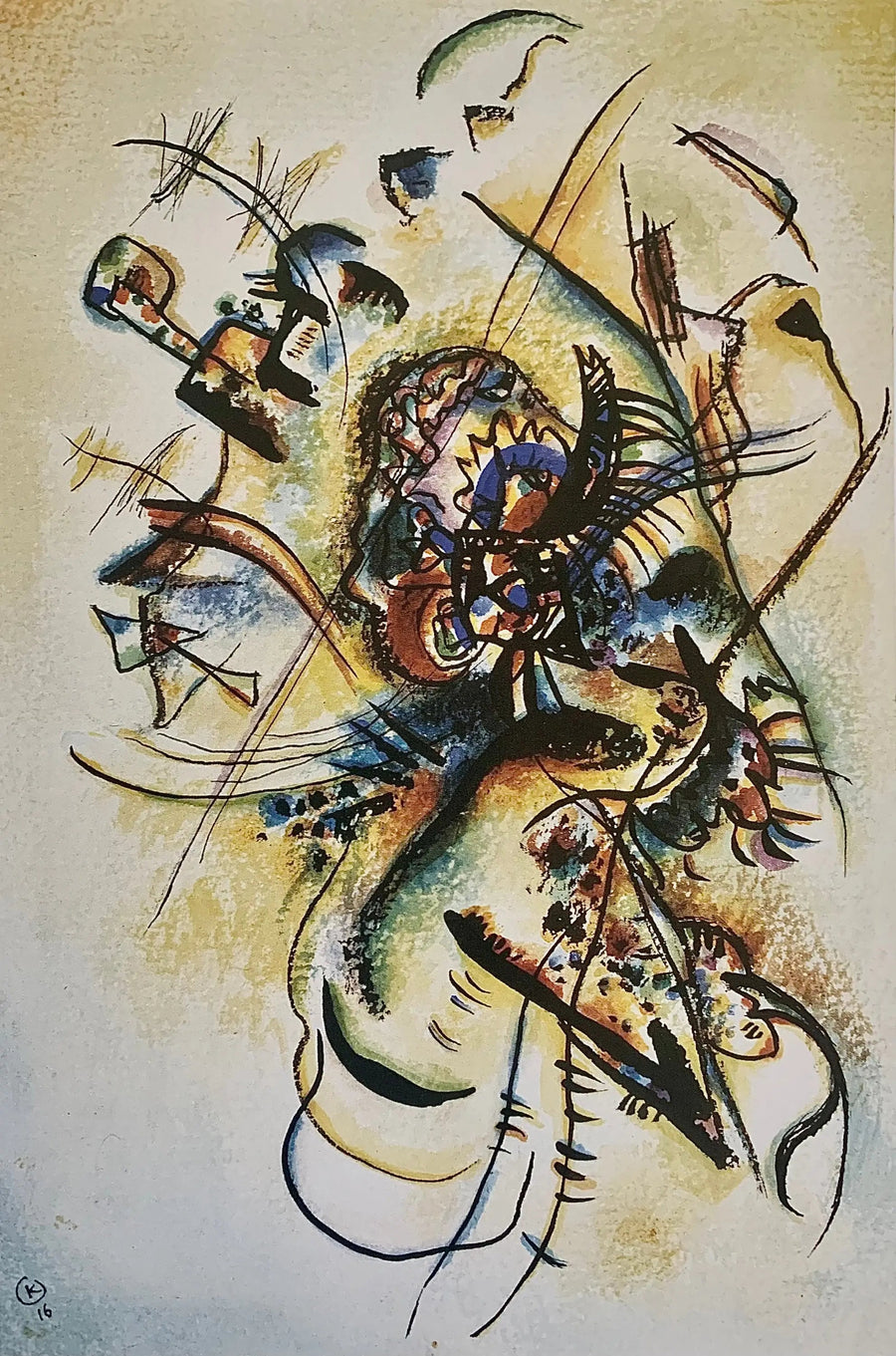 Compositie J - Vassily Kandinsky