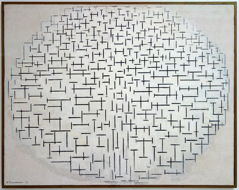 Compositie nr. 10 (Pier en Oceaan) - Piet Mondrian
