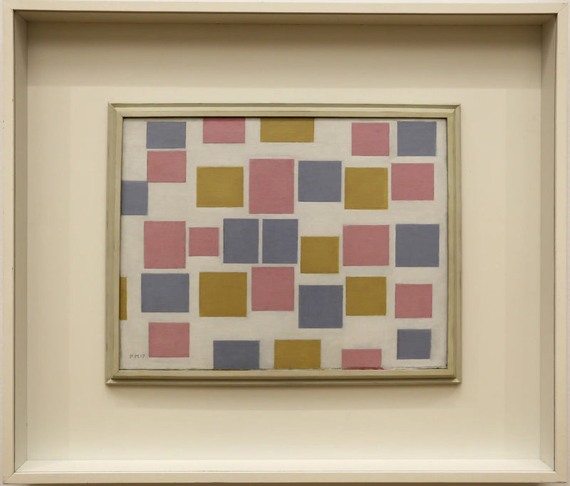 compositie nr. 3 met kleurvlakken - Piet Mondrian