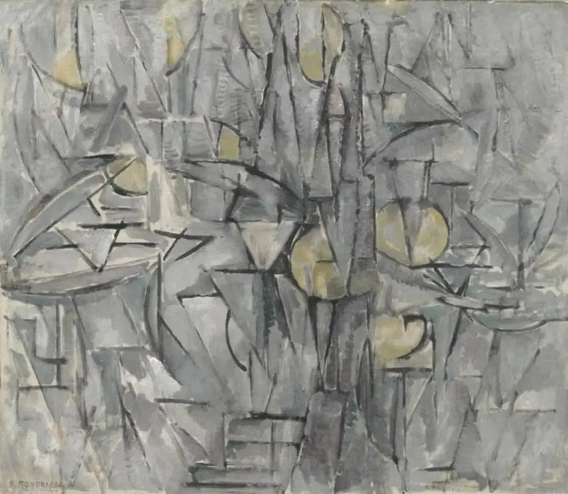 Compositie nr. X (authentiek) - Piet Mondrian