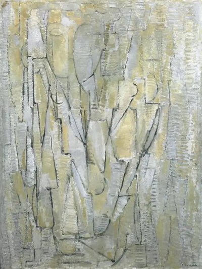 Reproduction du tableau « Composition n°XI (authentique) - Piet Mondrian » par Alpha Reproduction en peinture à l’huile